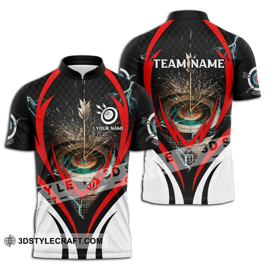 Unisex Shirt - Custom Name And Team Name On Target Archery Shirt style option 2