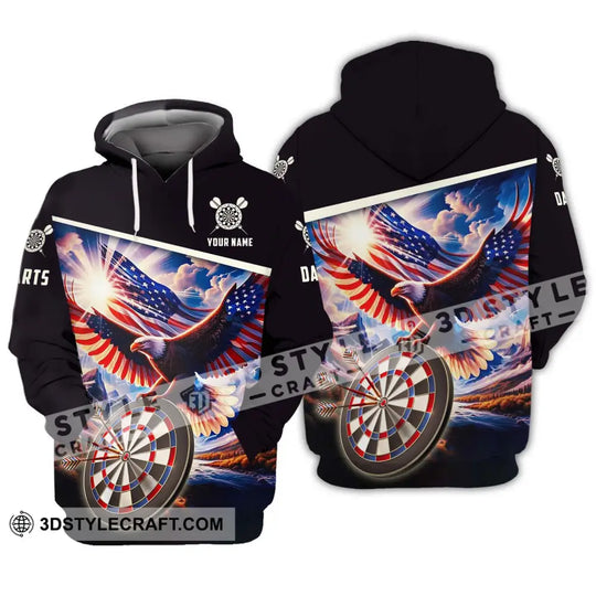 Unisex Shirt - Custom Name And Team Name Sport Shirt, American Eagle Darts style option 3