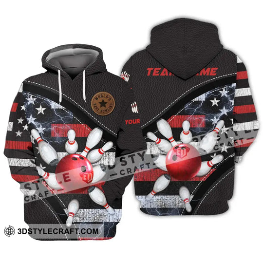 Unisex Shirt - Custom Name And Team Name Sport Shirt, World's Best Bowling style option 3