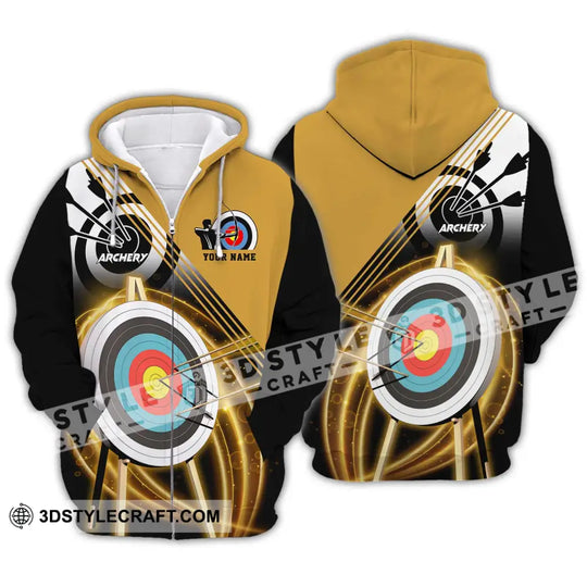 Unisex Shirt - Custom Name Archery Hit The Target Shirt style option 2