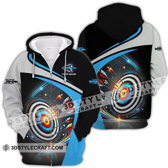 Unisex Shirt - Custom Name Archery Sport Shirt style option 4