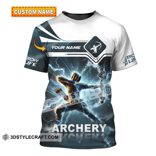 Unisex Shirt - Custom Name Shirt Archery style option 1