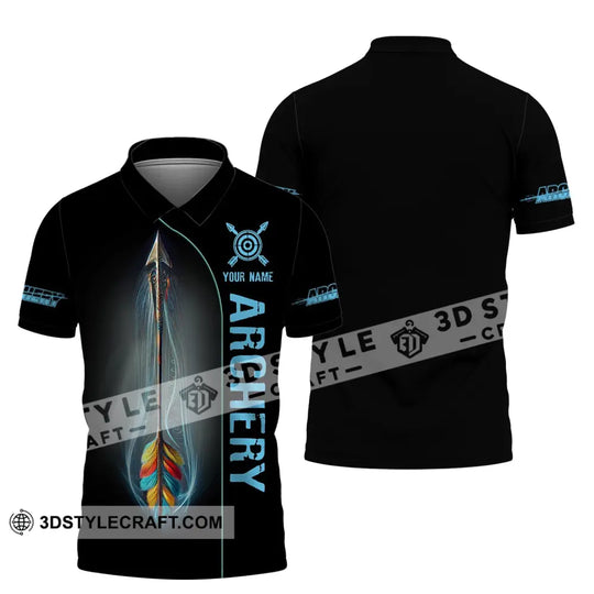 Unisex Shirt, Custom Name Archery Shirt, Archery T-Shirt Hoodie Long Sleeve Shirt, Gift for Archery Lover style option 4