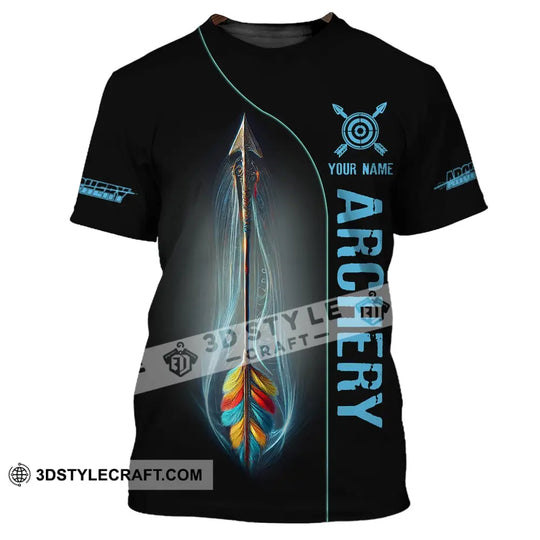 Unisex Shirt, Custom Name Archery Shirt, Archery T-Shirt Hoodie Long Sleeve Shirt, Gift for Archery Lover style option 2