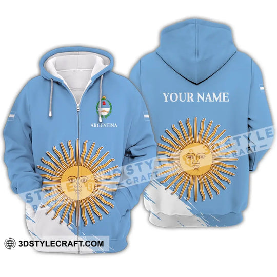 Unisex Shirt - Custom Name Shirt - Argentina Football Fifa World Cup Champions Shirt style option 4