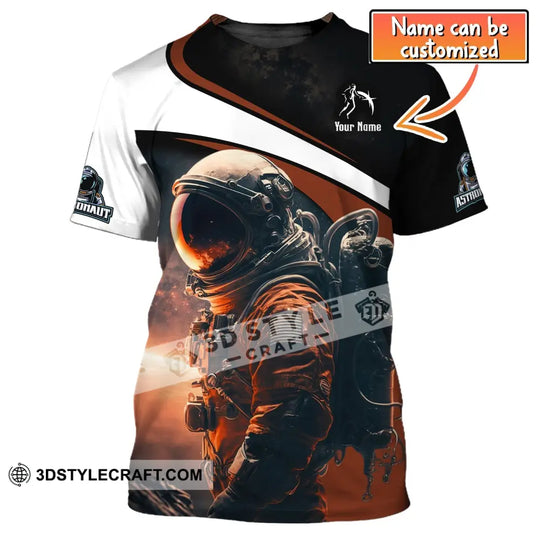 Unisex Shirt, Custom Name Astronaut T-Shirt, Spaceman Shirt style option 1