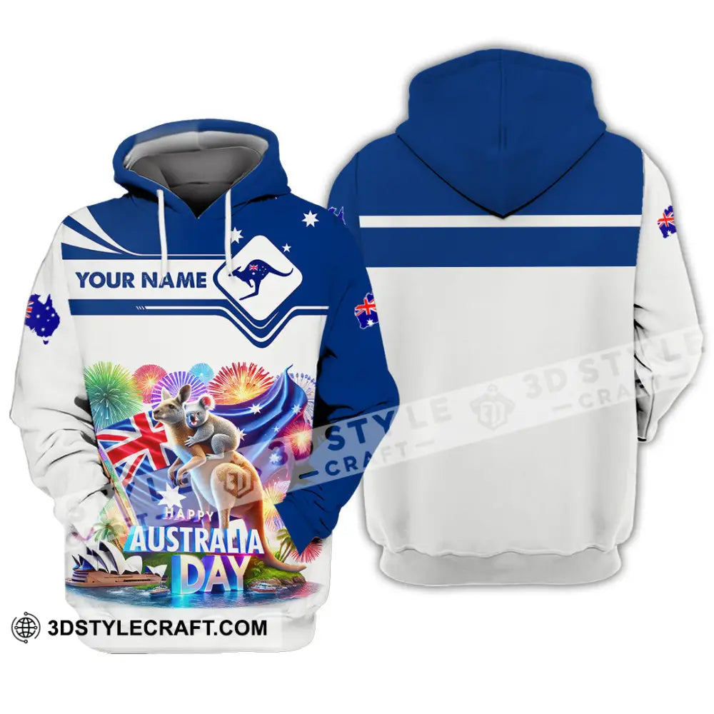 Unisex Shirt Custom Name Australia Lover Gift Hoodie / S T-Shirt