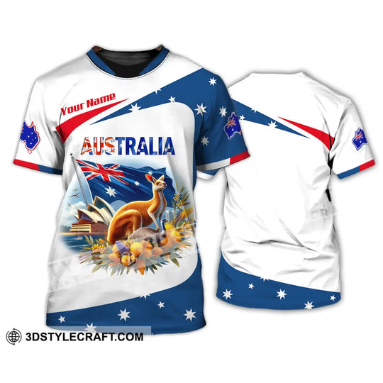 Unisex Shirt, Custom Name Australia Shirt, Australia Lover Polo Long Sleeve Shirt, Australia Gift style option 2