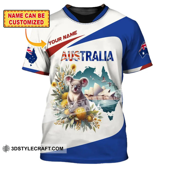 Unisex Shirt, Custom Name Australia Shirt, Australia Polo Long Sleeve, Australian Gift style option 1