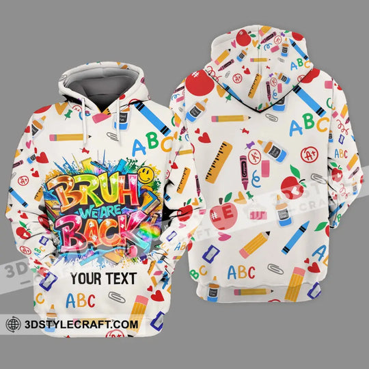 Unisex Shirt - Custom Name Shirt, Back To School We Are Back style option 3