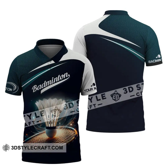 Unisex Shirt, Custom Name Badminton T-Shirt, Badminton Shirt, Gift For Badminton Player style option 4