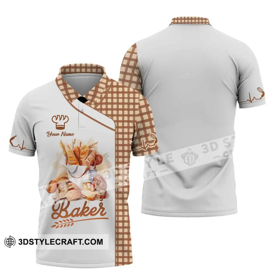 Unisex Shirt, Custom Name Baker Shirt, Bakery Shop Uniform, Bakery Chef Hoodie, Baking Lovers Gift style option 4
