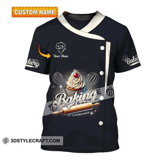 Unisex Shirt, Custom Name Bakery Shirt, Bakery Chef, Bakery Shop T-Shirt, Bakers Gift style option 1