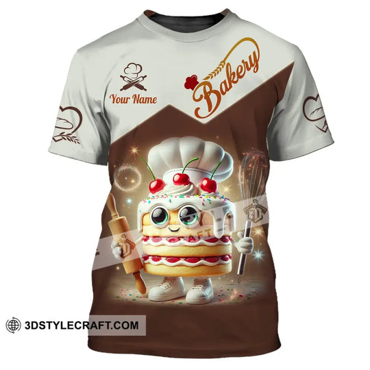 Unisex Shirt, Custom Name Bakery Shirt, Bakery Chef, Bakery Shop T-Shirt, Bakers Gift style option 2