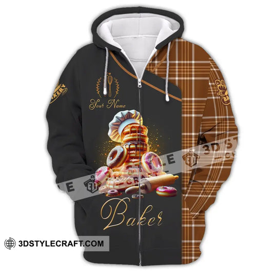 Unisex Shirt, Custom Name Bakery Shirt, Bakery Chef, Bakery Shop T-Shirt, Bakers Gift style option 2