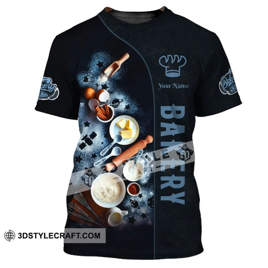 Unisex Shirt, Custom Name Bakery Shirt, Bakery Shop T-Shirt, Bakery Chef, Bakers Gift style option 2