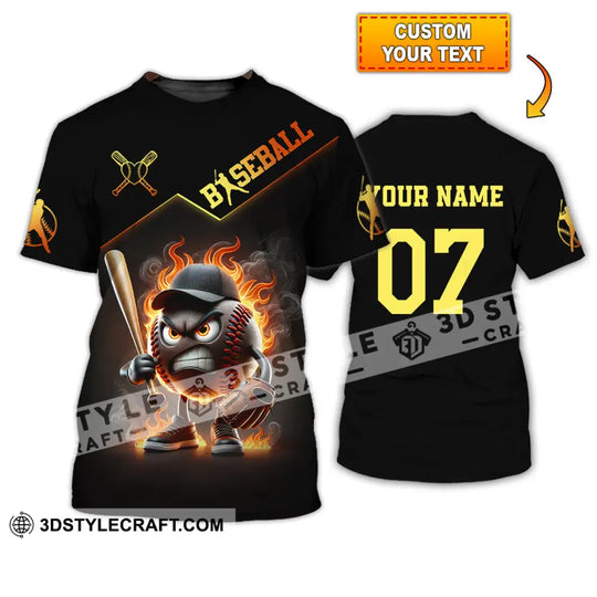 Unisex Shirt, Custom Name Baseball Shirt, Baseball Polo Long Sleeve Shirt, Baseball Gift style option 1