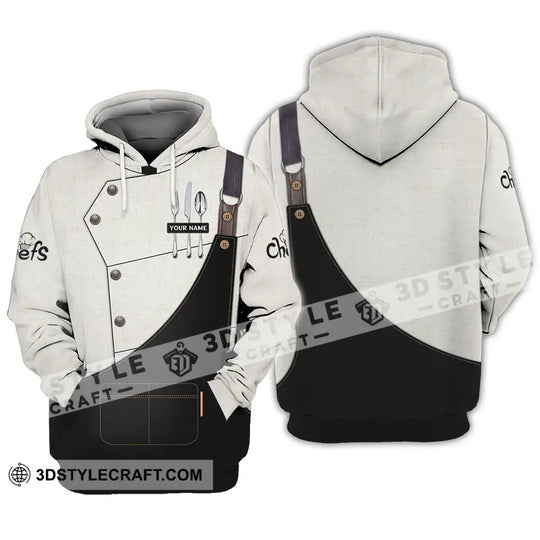Unisex Shirt - Custom Name Basic Chefs Shirt style option 3