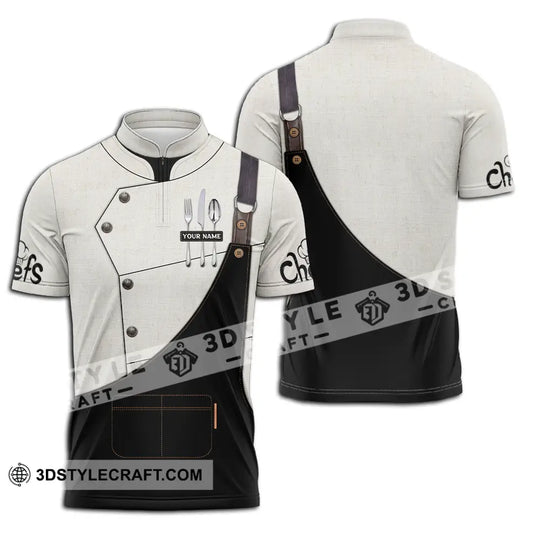 Unisex Shirt - Custom Name Basic Chefs Shirt style option 2