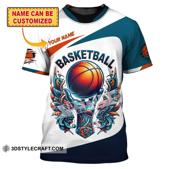 Unisex Shirt, Custom Name Basketball Polo Shirt, Basketball Club Uniform, Basketball T-Shirt style option 1