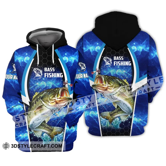 Unisex Shirt - Custom Name Bass Fishing Shirt style option 2
