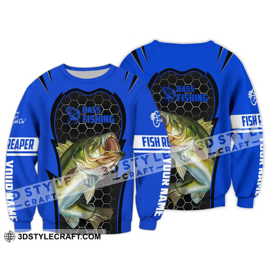 Unisex Shirt - Custom Name Bass Fishing Shirt style option 4