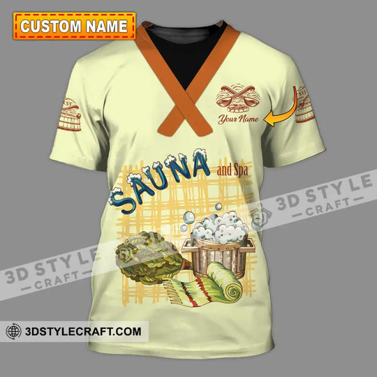 Unisex Shirt - Custom Name Shirt Best Sauna And Spa style option 1