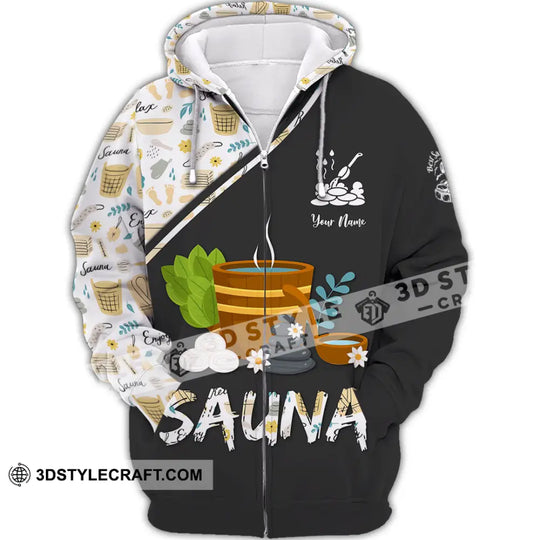 Unisex Shirt - Custom Name Shirt Best Sauna Relax style option 2