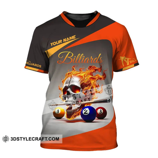 Unisex Shirt, Custom Name Billiard Shirt, Billiard Gift style option 2