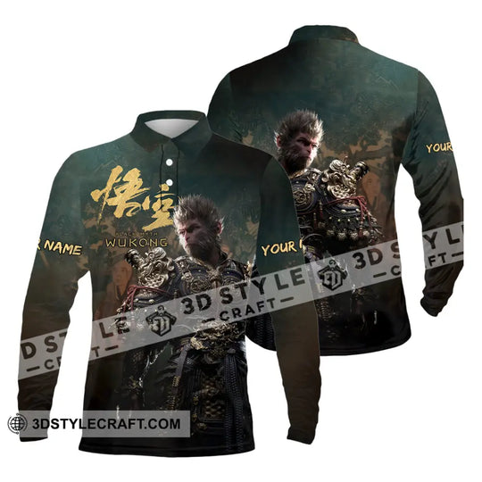 Unisex Shirt - Custom Name Black Myth Wukong Shirt General style option 3