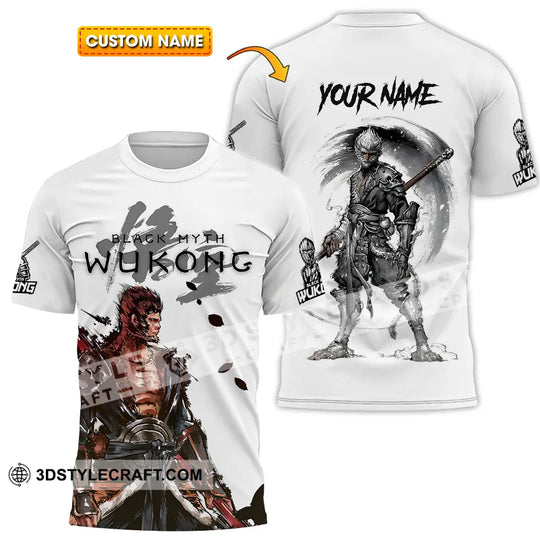 Unisex Shirt - Custom Name Black Myth Wukong Shirt Muscle style option 1