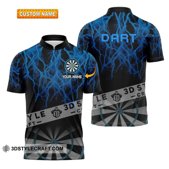 Unisex Shirt - Custom Name Shirt Blue Dart style option 1