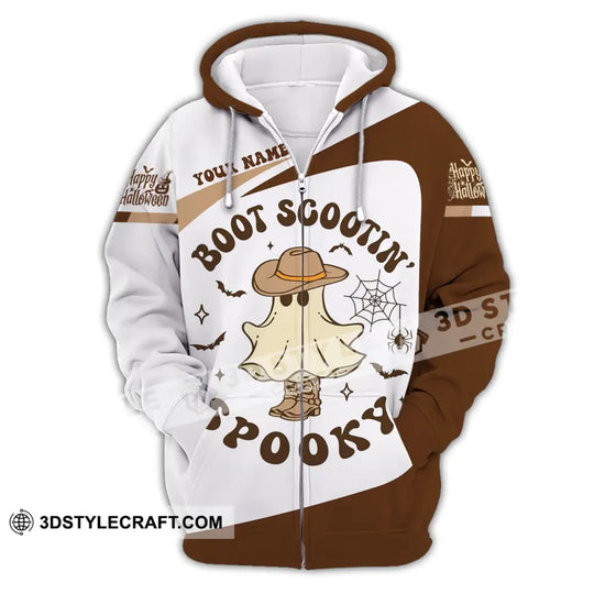 Unisex Shirt - Custom Name Boot Scootin Spooky Shirt style option 3