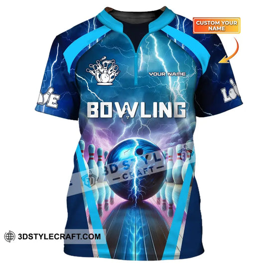Unisex Shirt, Custom Name Bowling Shirt, Bowling Club Hoodie Shirt, Bowling Player Gift style option 1