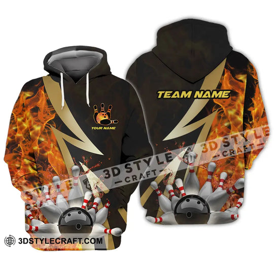 Unisex Shirt - Custom Name Shirt Bowling Player style option 4