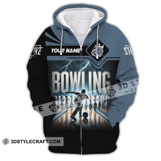 Unisex Shirt, Custom Name Bowling Shirt, Bowling Polo Long Sleeve, Bowling Love T-Shirt style option 3