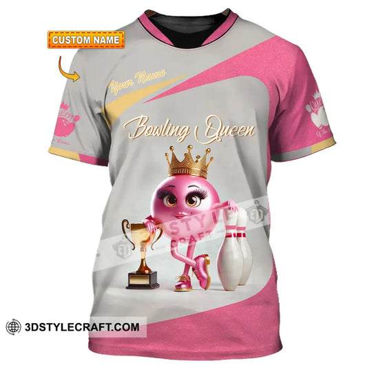 Unisex Shirt, Custom Name Bowling Shirt, Bowling Polo Long Sleeve, Bowling T-Shirt style option 1