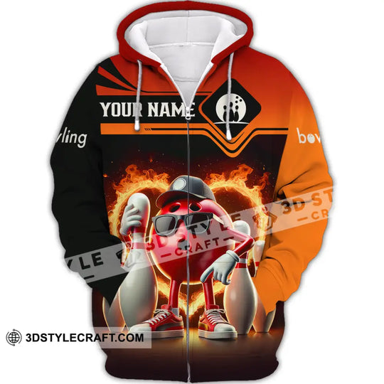 Unisex Shirt, Custom Name Bowling Shirt, Bowling Polo Long Sleeve Shirt style option 3