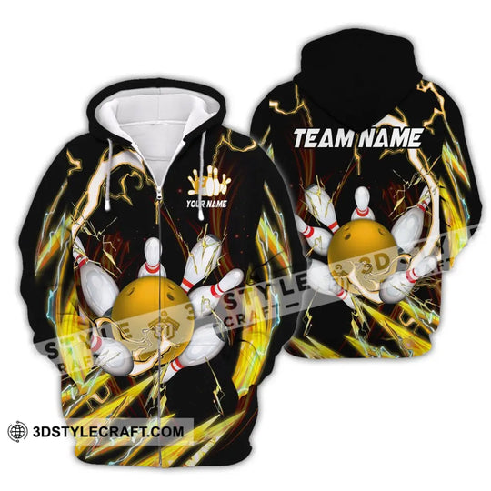 Unisex Shirt, Custom Name Bowling Polo Shirt, Bowling T-Shirt, Bowling Hoodie Long Sleeve Shirt style option 4