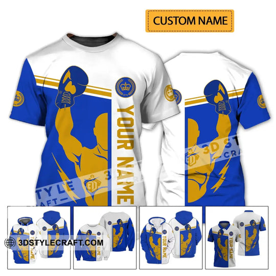 Unisex Shirt - Custom Name Boxing Shirt - Gift For Boxing Lover, The Champion style option 2