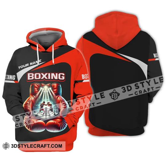 Unisex Shirt - Custom Name Boxing Shirt, Boxing Gloves style option 4