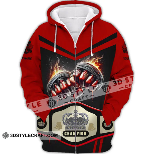Unisex Shirt, Custom Name Boxing Shirt, Boxing Long Sleeve, Boxing T-Shirt style option 3