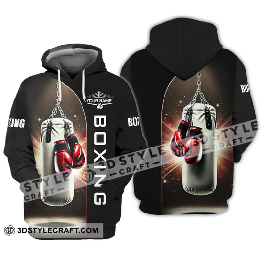 Unisex Shirt - Custom Name Boxing Lover Shirt, Boxing Gloves style option 4