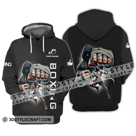 Unisex Shirt - Custom Name Boxing Lover Shirt, Boxing King style option 4