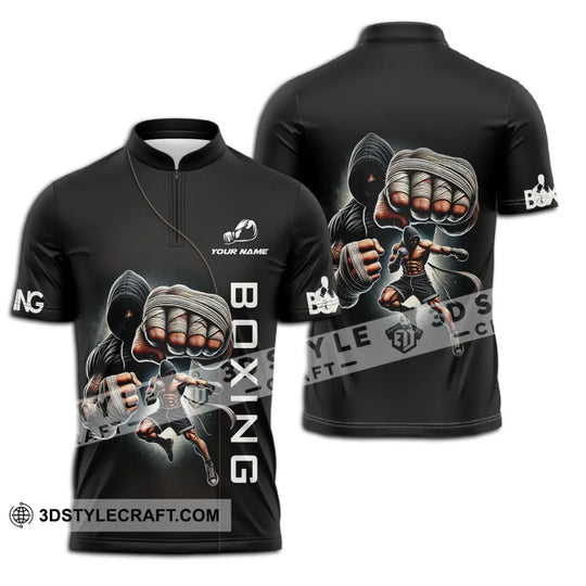 Unisex Shirt - Custom Name Boxing Lover Shirt, Boxing King style option 3