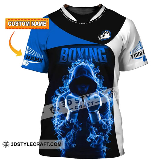 Unisex Shirt, Custom Name Boxing Shirt, Boxing Lover T-Shirt, Boxing Gift style option 1