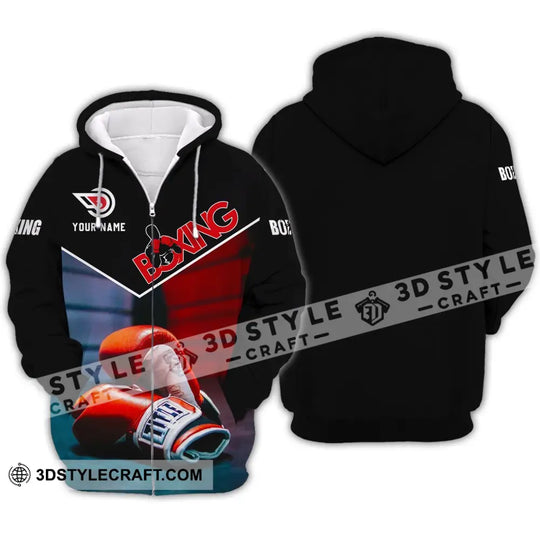 Unisex Shirt - Custom Name Shirt - Boxing Shirt style option 4