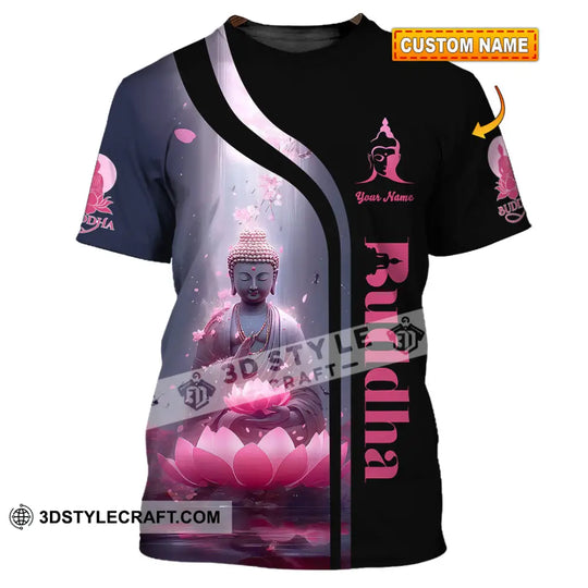 Unisex Shirt, Custom Name Buddha Shirt, Buddha Polo Long Sleeve, Buddhist T-Shirt style option 1