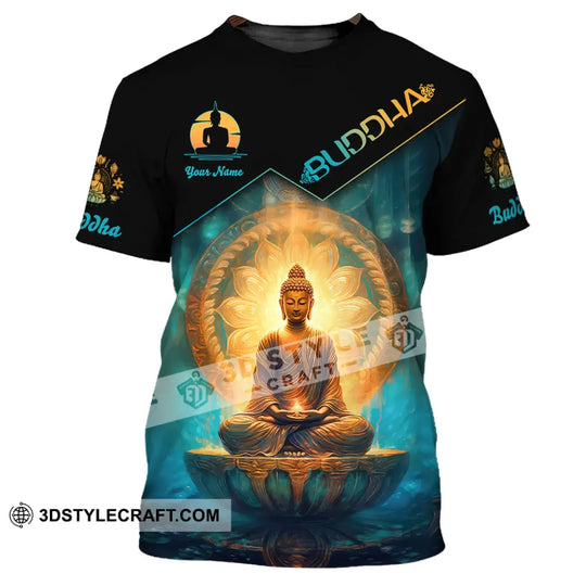 Unisex Shirt, Custom Name Buddha Shirt, Buddha  Polo Long Sleeve, Buddhist T-Shirt style option 2