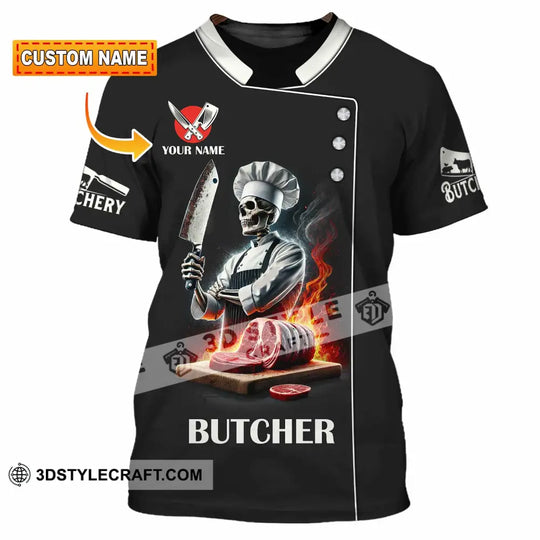 Unisex Shirt, Custom Name Butcher Shirt, Butcher Gift style option 1